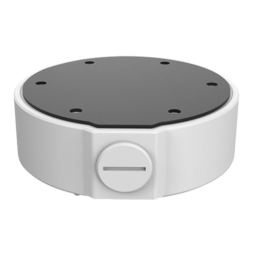 Boite de connexions - Pour caméras dome - Convient pour une utilisation en extérieur - Installation dans un plafond ou un mur - Couleur blanche - Passage de cable